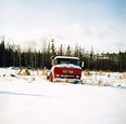 Snow Wrecks Along Highway 17
